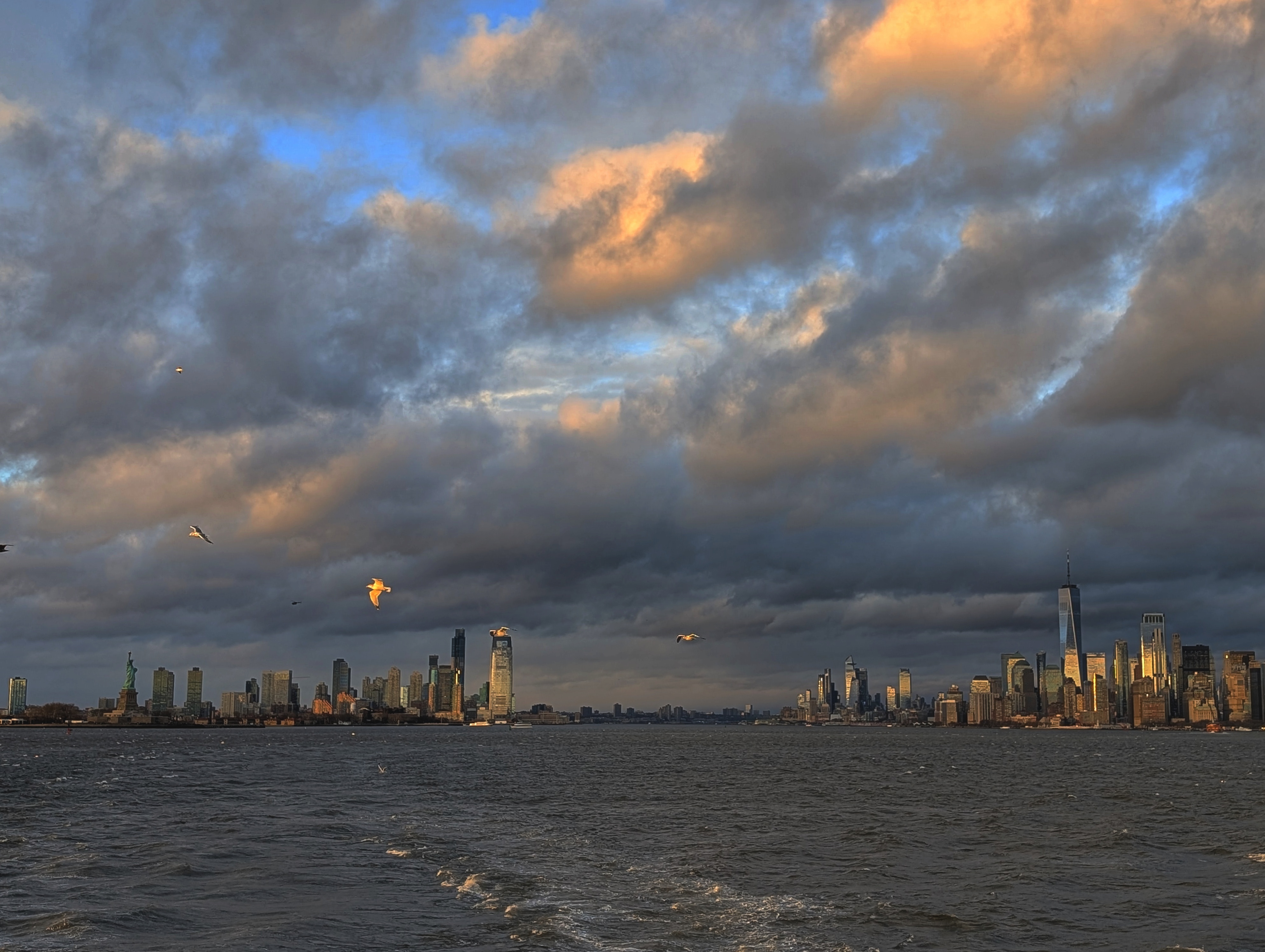 New York Harbor, Lower Mann, Statue of Liberty